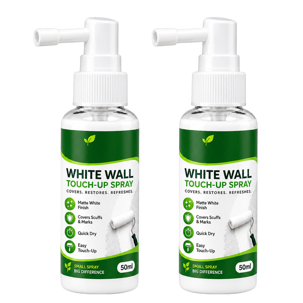 🛠️🏠White Wall Repair Spray Paint | Fast-Drying Touch-Up for Covers Stains, No Color Difference✨✨