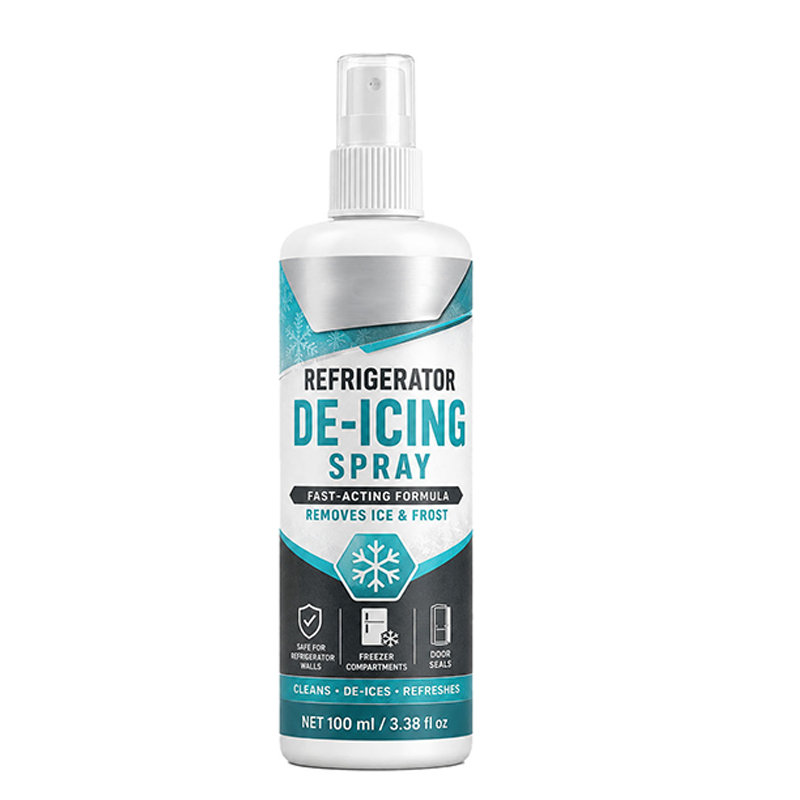 Fast-Acting Refrigerator Defrost Spray | No-Scratch Ice Remover with Free Scraper for Freezers & Deep Fridges
