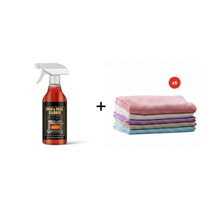 🏆LAST DAY SALE: BUY 2 GET 1 FREE!🏆#1 Best Seller⚡Oven & Grill Cleaner Spray✨