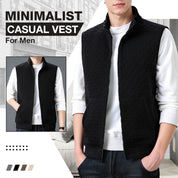 ✈️Free shipping and tax exemption💪Men's Solid Color Simple Casual Vest — 🔪Stab-Proof Design