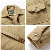 ✨Cozy and warm✨Men's Fleece Thickened Casual Thermal Jacket