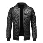 Men's Plush-Lined Leather Jacket