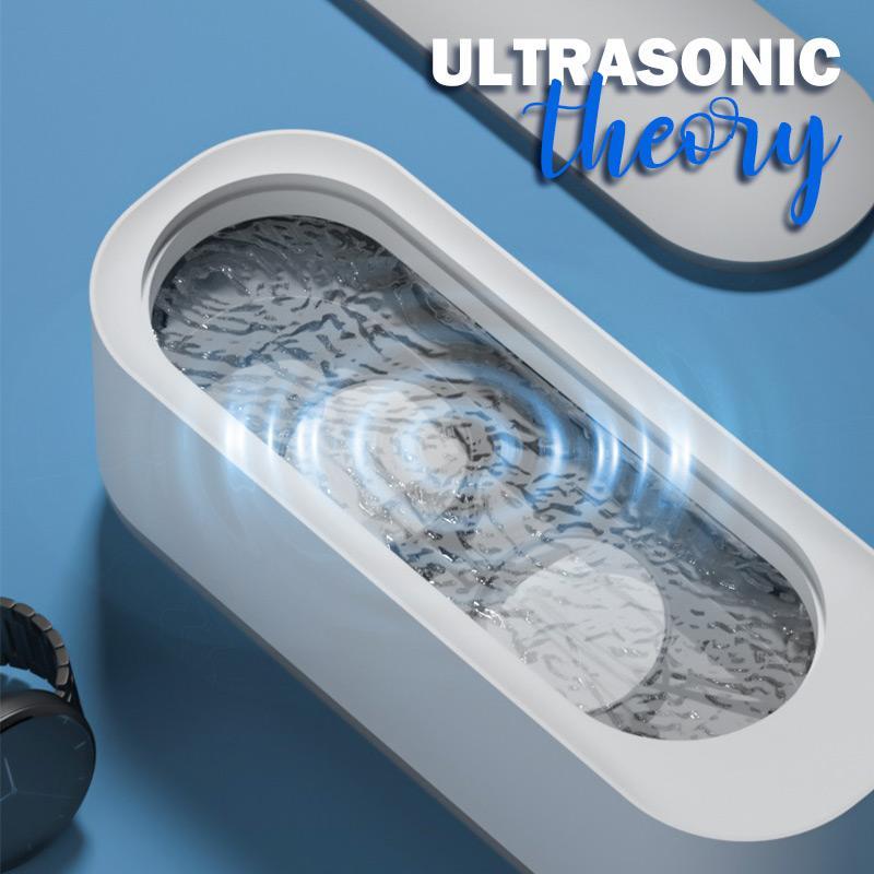 🔋Rechargeable Ultrasonic Cleaner with UV Sterilizer | 300ml Cordless for Retainer, Dentures & Jewelry
