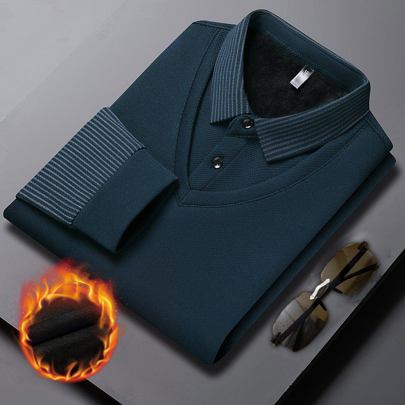 🎁Striped Lapel Fake Two-Piece Shirt🔥BUY 2 FREE SHIPPING