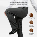 💥Men's Casual Wide-Leg Pants – Breezy pleated front, easy pull-on style 🔥BUY 2 FREE SHIPPING