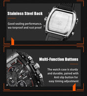 🔥LED Backlight+Stopwatch Technique🔥Multi-Function Sport & Casual Digital Watch