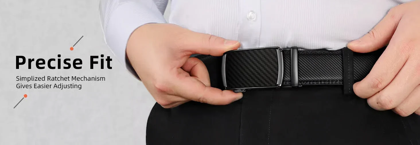 🎁 Leather Ratchet Belt With Adjustable Buckle💼