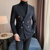 ✨Elite Men's Casual Double-Breasted Premium Suit Jacket