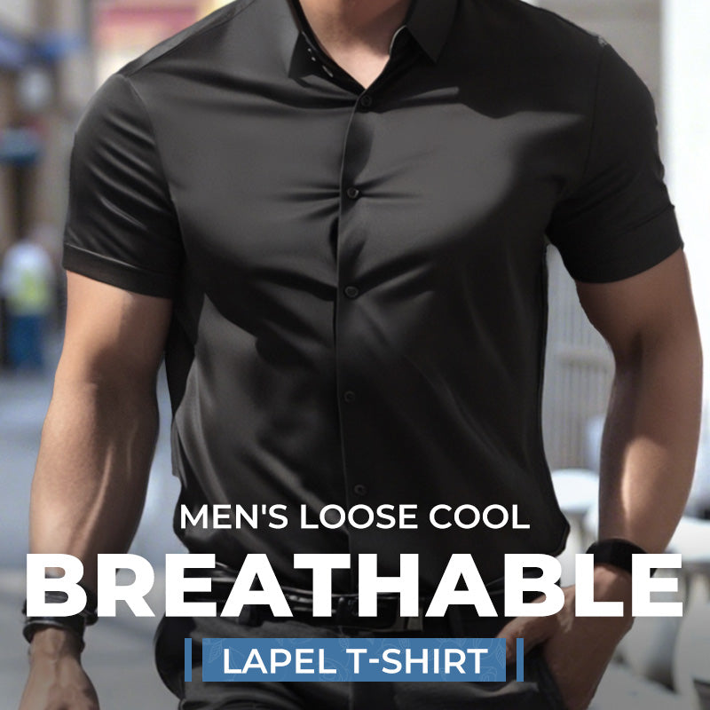 ✨Fliwos Men's Short Sleeve 4-Way Stretch Shirt