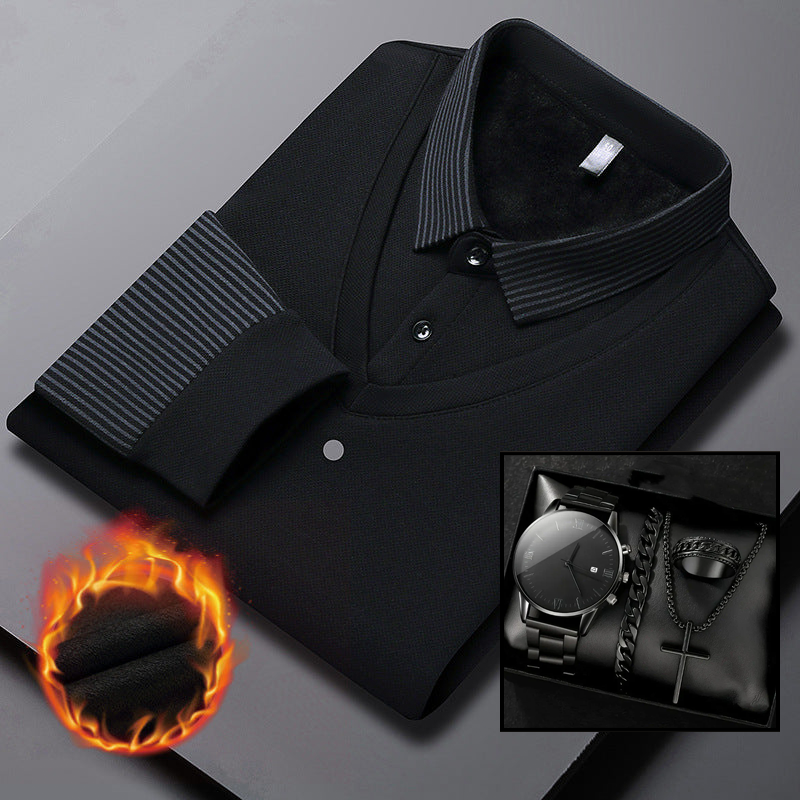 🎁Striped Lapel Fake Two-Piece Shirt🔥BUY 2 FREE SHIPPING