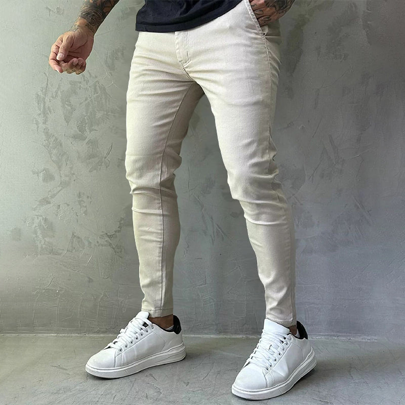 🔥Best Seller🔥Men’s Slim-Fit Casual Solid Color Pants