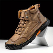 💥Hot Sale💥Stylish Hand-Stitched Flat Sole Men's Boots💥Ultimate comfort💥