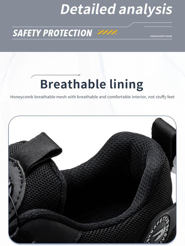 Men’s BOA Work Sneakers – Anti-Slip & Anti-Puncture Protection