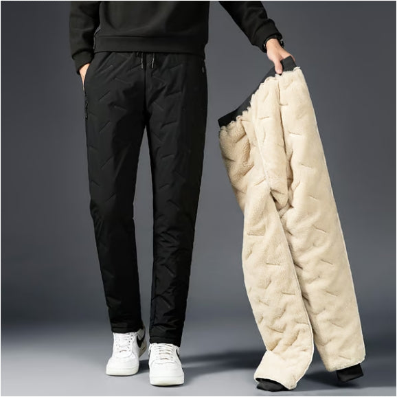 Unisex Fleece-Lined Cold-Weather Casual Pants