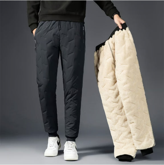 Unisex Fleece-Lined Cold-Weather Casual Pants