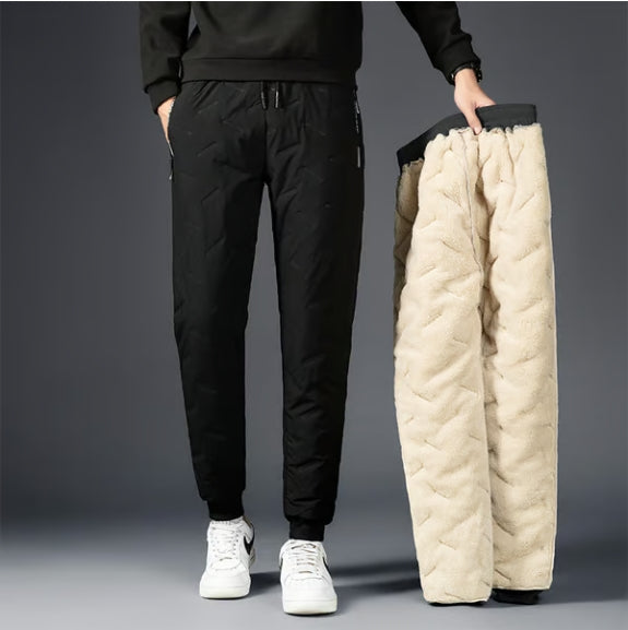Unisex Fleece-Lined Cold-Weather Casual Pants