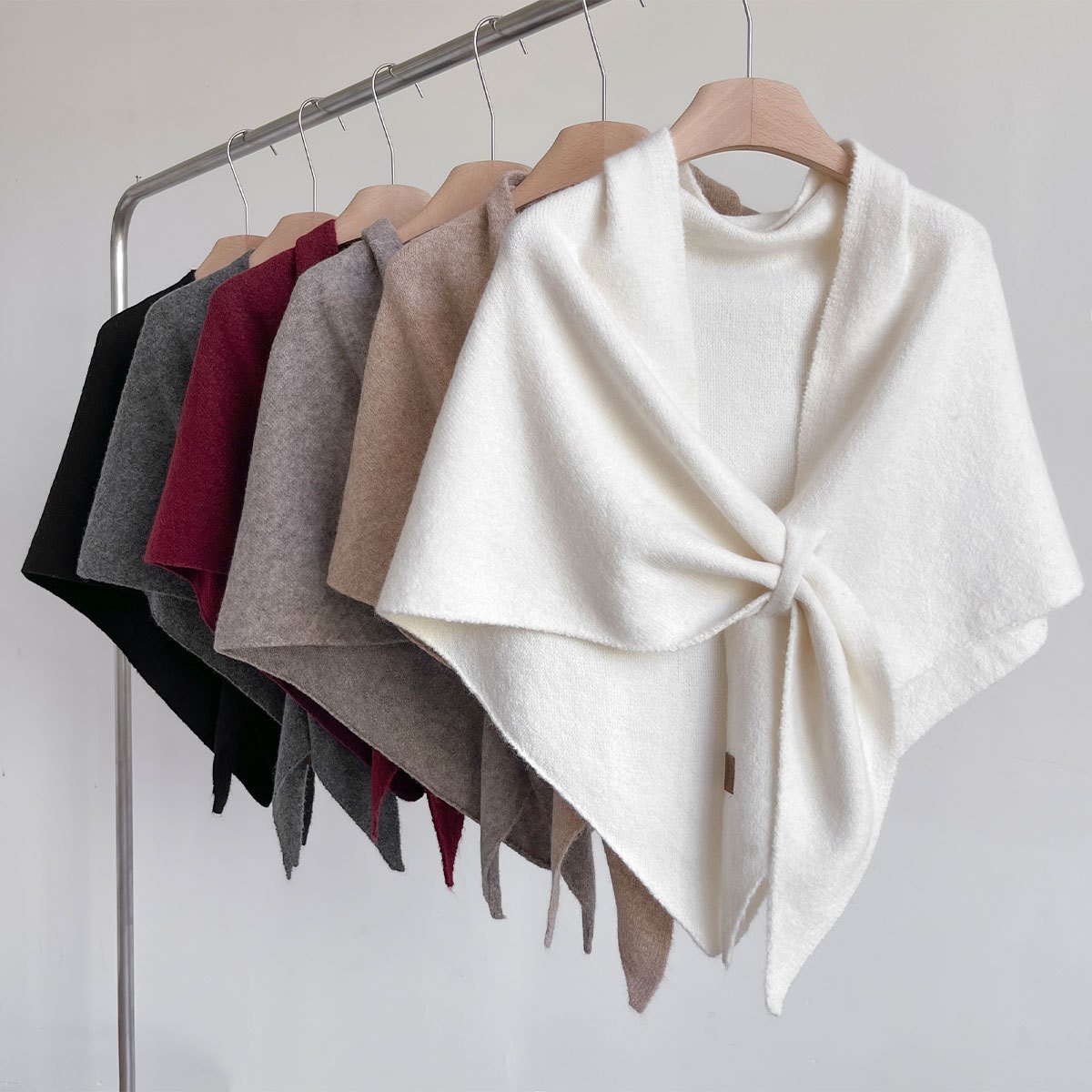 🏆50K+ SOLD! Almost Gone - 💕Women's Solid Color Wool Blend Shawl