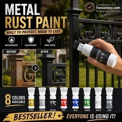 🖌️ Wasserbasierte Metallic-Silber-Farbe – Deckend, schnell trocknend & mit integriertem Pinsel – Ideal für kreative Projekte & Deko ✨