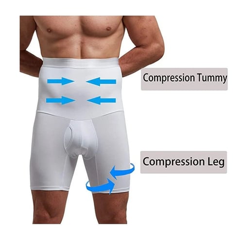 Men’s High-Waist Compression Shapewear Shorts