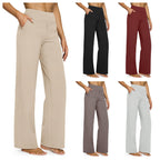 💖LAST DAY SALE 50% OFF💖Women's High Waist Stretch Casual Yoga Wide Leg Pants