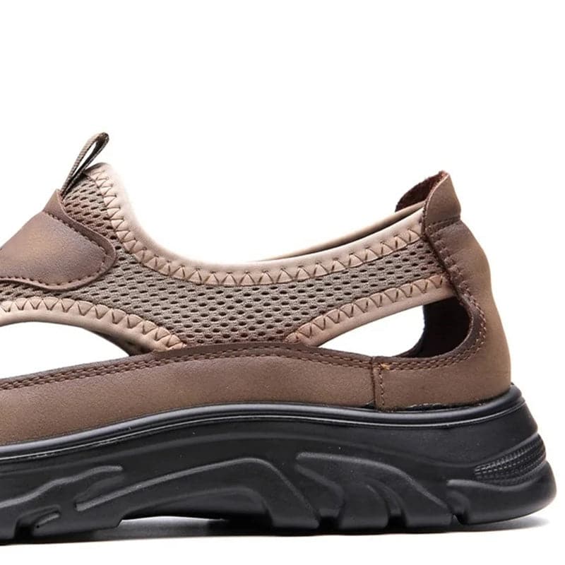 🔥2025 New Men's Shoes - Fliwos Mesh Hollow Lightweight Soft Sole Sandals
