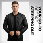 Men's Black Leather Jacket