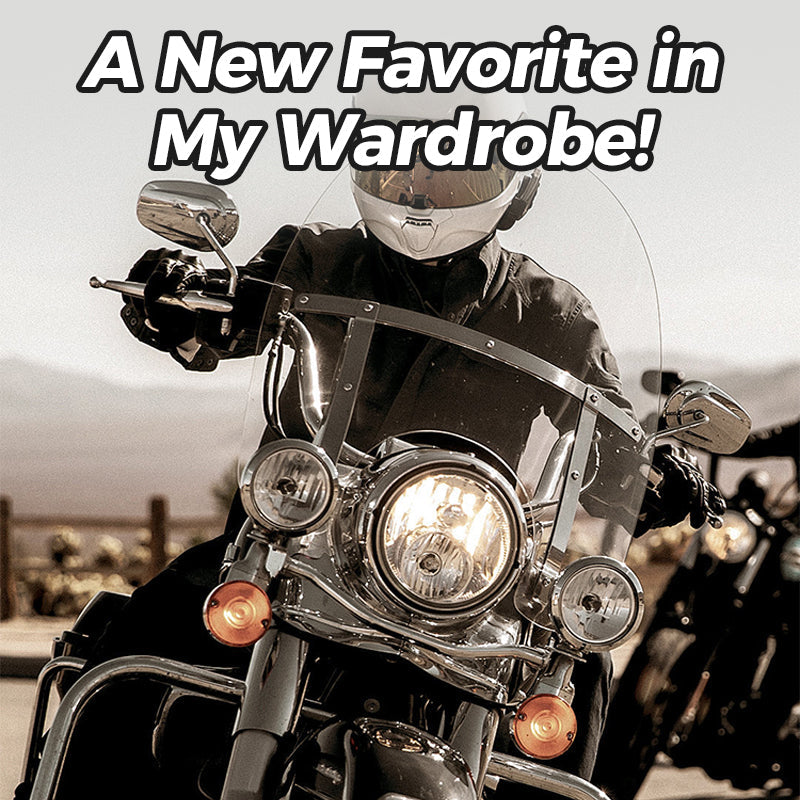 Men's Premium Leather Motorcycle Protective Jacket