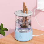💖 50% OFF! ✨ AUTOMATIC MAKEUP BRUSH CLEANER - Deep Cleaning in 3 Minutes, Compact & Portable for Travel, USB Charging with Quiet Operation 🌸🚿