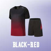 ☀️💦Men’s Loose-Fit Breathable Quick-Drying Athletic T-Shirt & Shorts Tracksuit