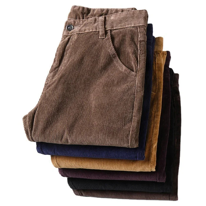Men's Multicolor Corduroy Commuter Pants
