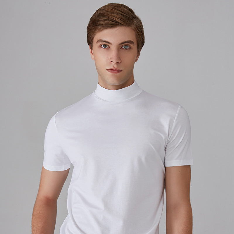 🔈🔈2026 Hot Sale 🎁High Neck Slim Fit T-shirt for Men