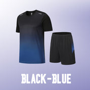 ☀️💦Men’s Loose-Fit Breathable Quick-Drying Athletic T-Shirt & Shorts Tracksuit