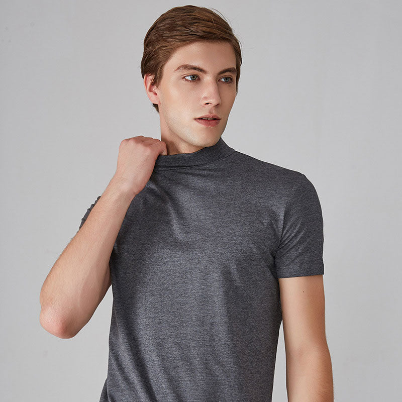 🔈🔈2026 Hot Sale 🎁High Neck Slim Fit T-shirt for Men