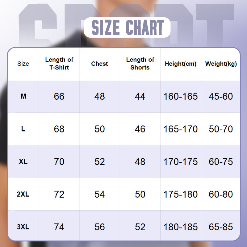 ☀️💦Men’s Loose-Fit Breathable Quick-Drying Athletic T-Shirt & Shorts Tracksuit