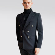 ✨Elite Men's Casual Double-Breasted Premium Suit Jacket