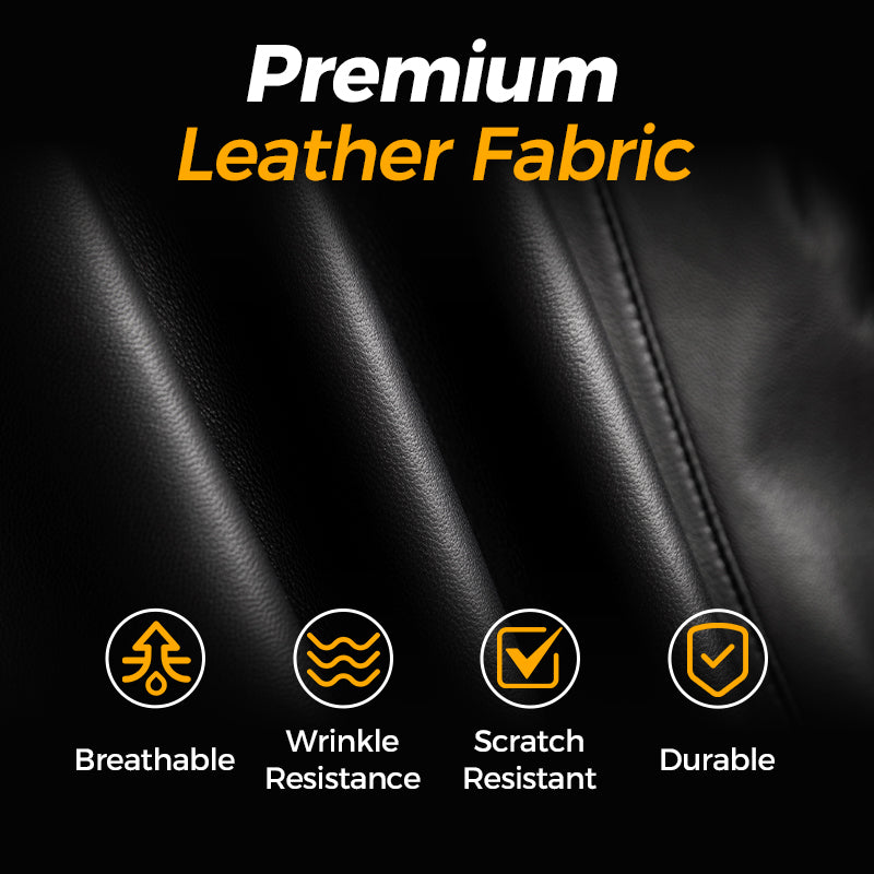 Men's Premium Leather Motorcycle Protective Jacket