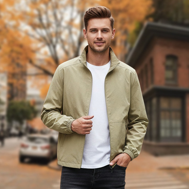 Men's Casual Zip-up Windbreaker