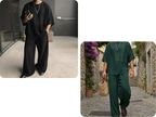 📢2026 New Arrivals💥Men's T-Shirt & Wide-Leg Pants 2-Piece Set