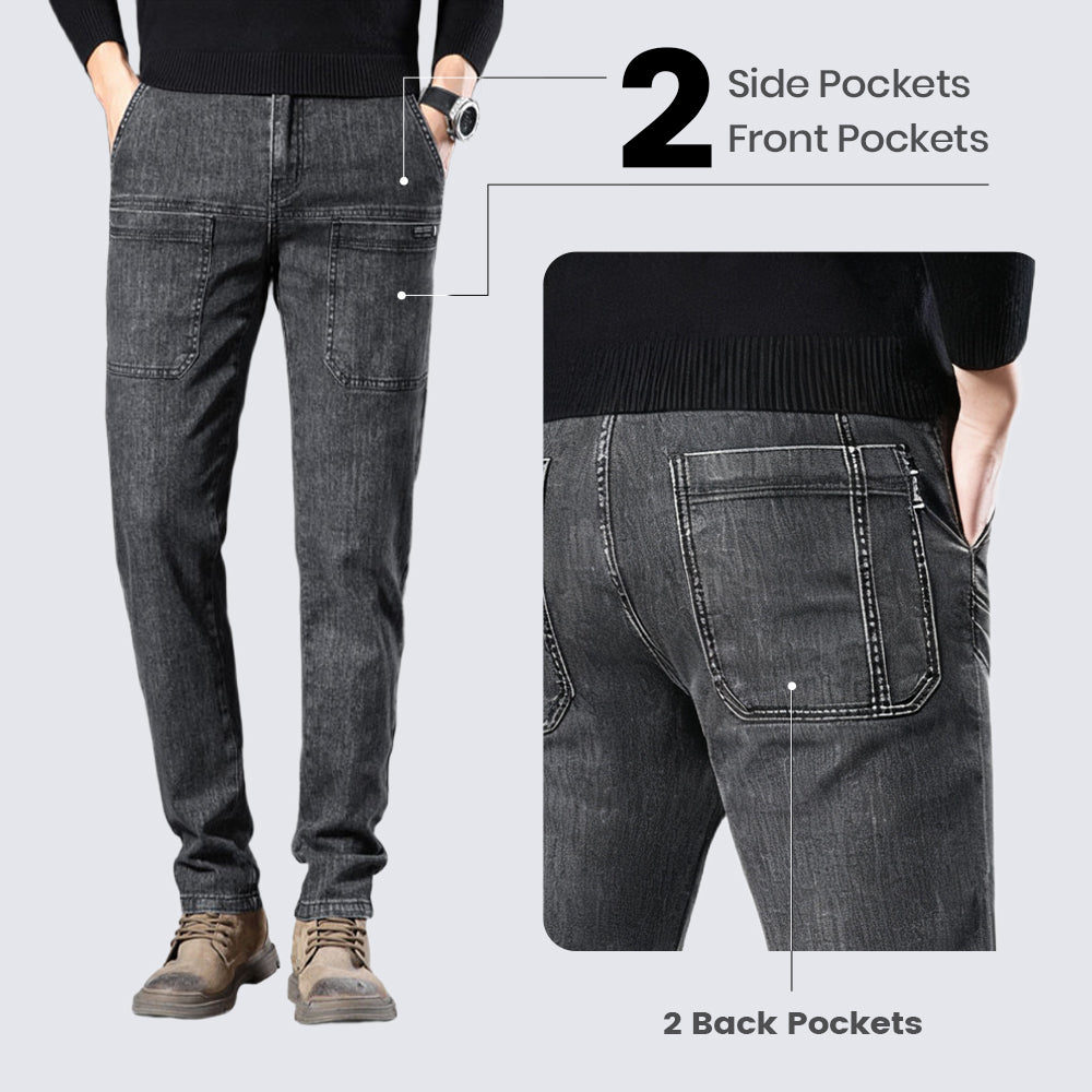 Men's Slim Fit 6 Pocket Jeans