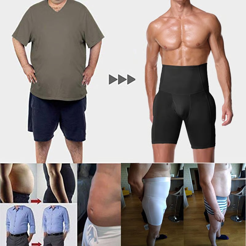 Men’s High-Waist Compression Shapewear Shorts