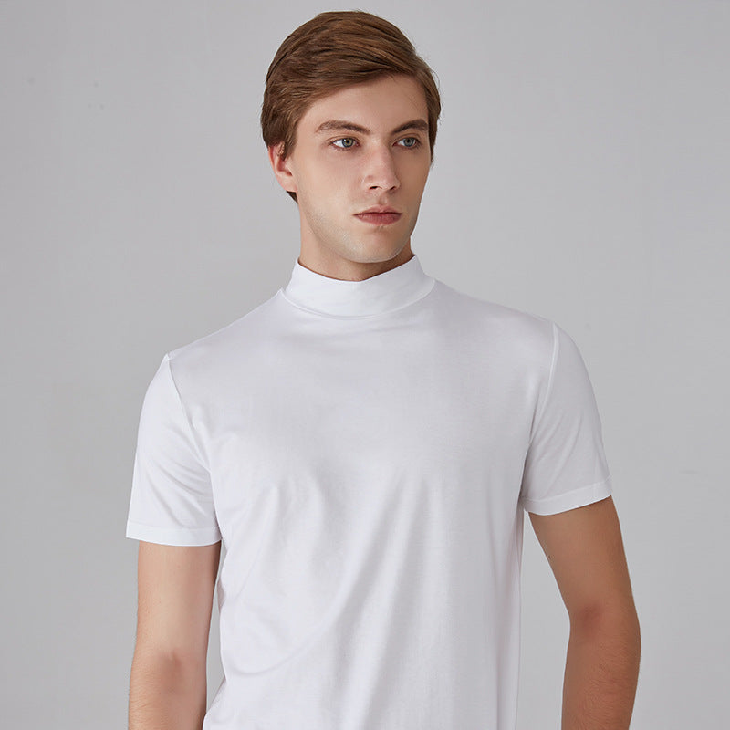🔈🔈2026 Hot Sale 🎁High Neck Slim Fit T-shirt for Men