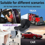💥50% OFF !!!⏰Non-Slip Memory Foam Seat Cushion – Sciatica Relief, Breathable Mesh & Universal Fit for Car, Office & Wheelchair