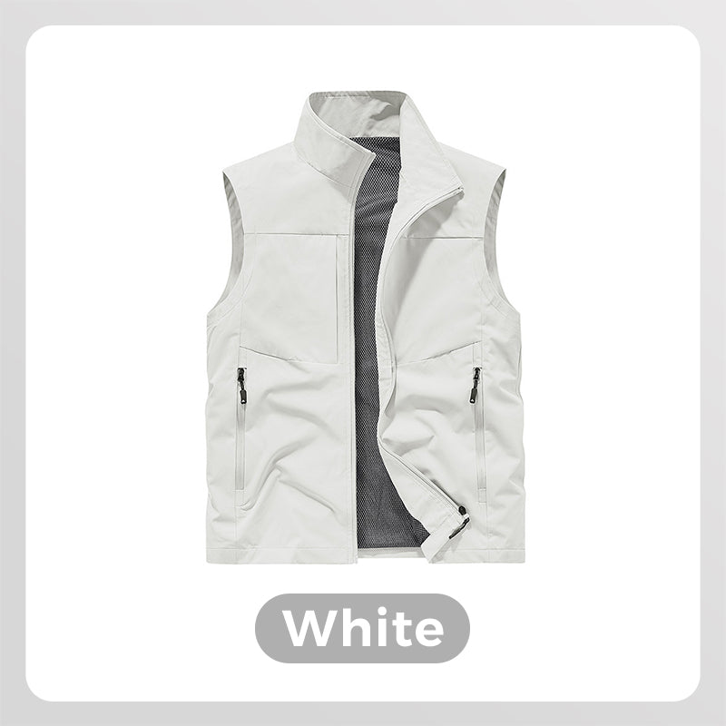 ⏳ Limited Time 50% OFF💥Men's Waterproof Outdoor Utility Vest