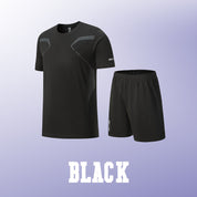 ☀️💦Men’s Loose-Fit Breathable Quick-Drying Athletic T-Shirt & Shorts Tracksuit