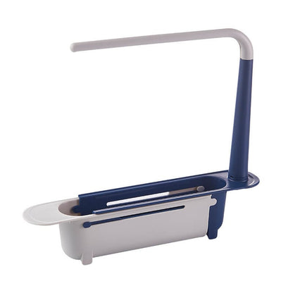 🔥 LIMITED TIME 50% OFF! 🔥 Updated Telescopic Sink Storage Rack – Adjustable Fit, Ventilated Drain & Towel Bar – Keep Your Sink Clean & Tidy ✨