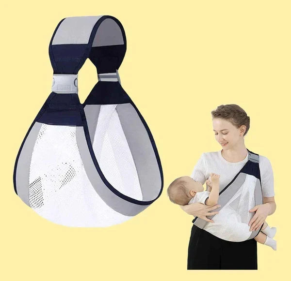 👶 Ergonomic Baby Wrap Carrier | Hip-Healthy M-Seat, Hands-Free for Newborns to 36 Months
