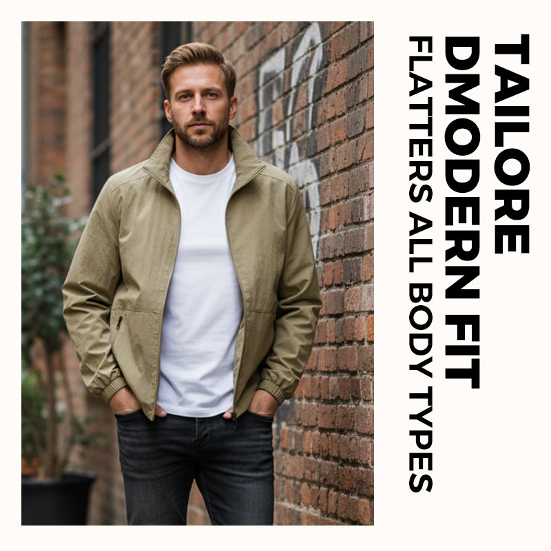 Men's Casual Zip-up Windbreaker