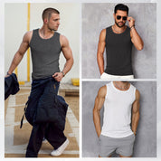 🎉🛍️Buy 3 Get 2 Free🎽Round Neck Quick-Drying Stretchy Slim Tank Top