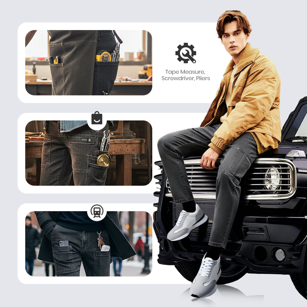 Men's Slim Fit 6 Pocket Jeans