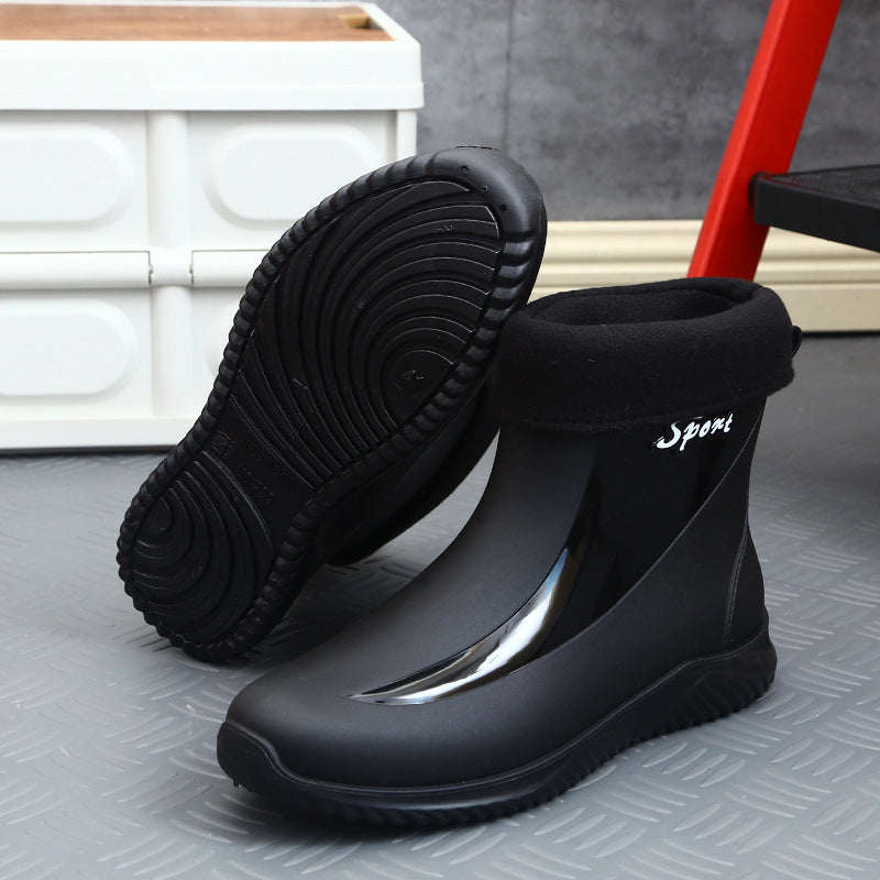 ☔Outdoor waterproof commuter rain boots